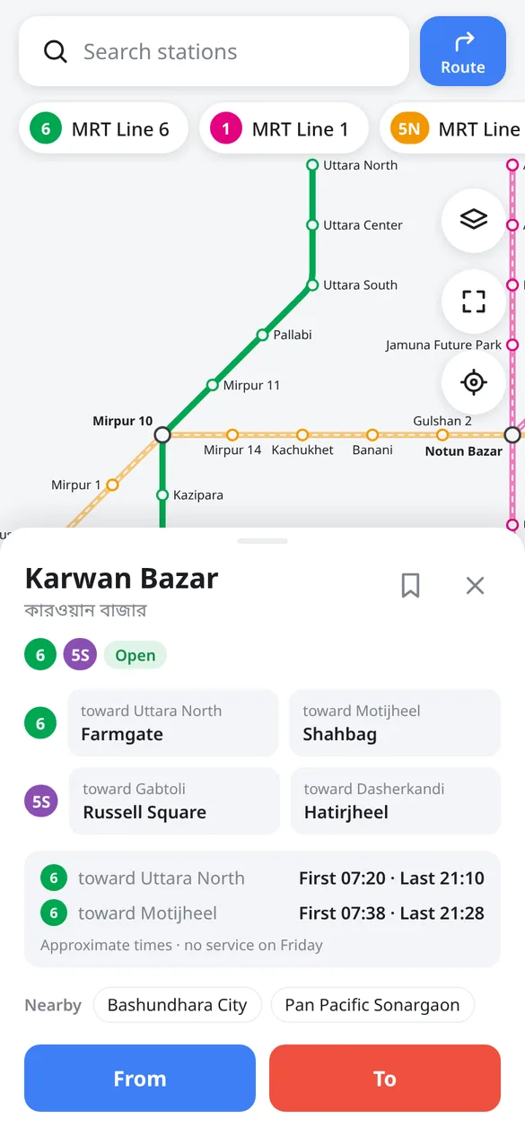 Station card